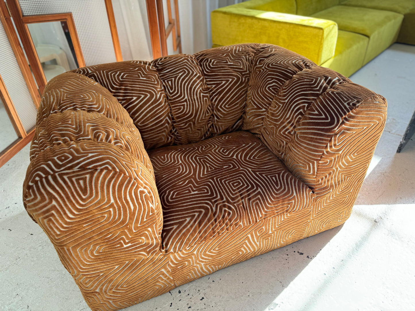 Bespoke Patterned Jumbo Armchair