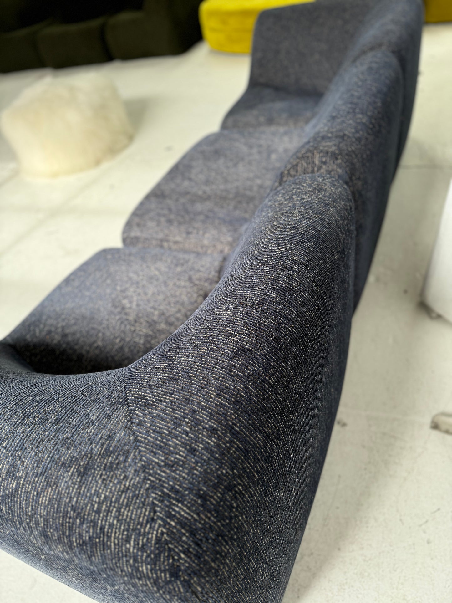 Vintage Featherston Numero IV Modular Armchair - Reupholstered (Navy)