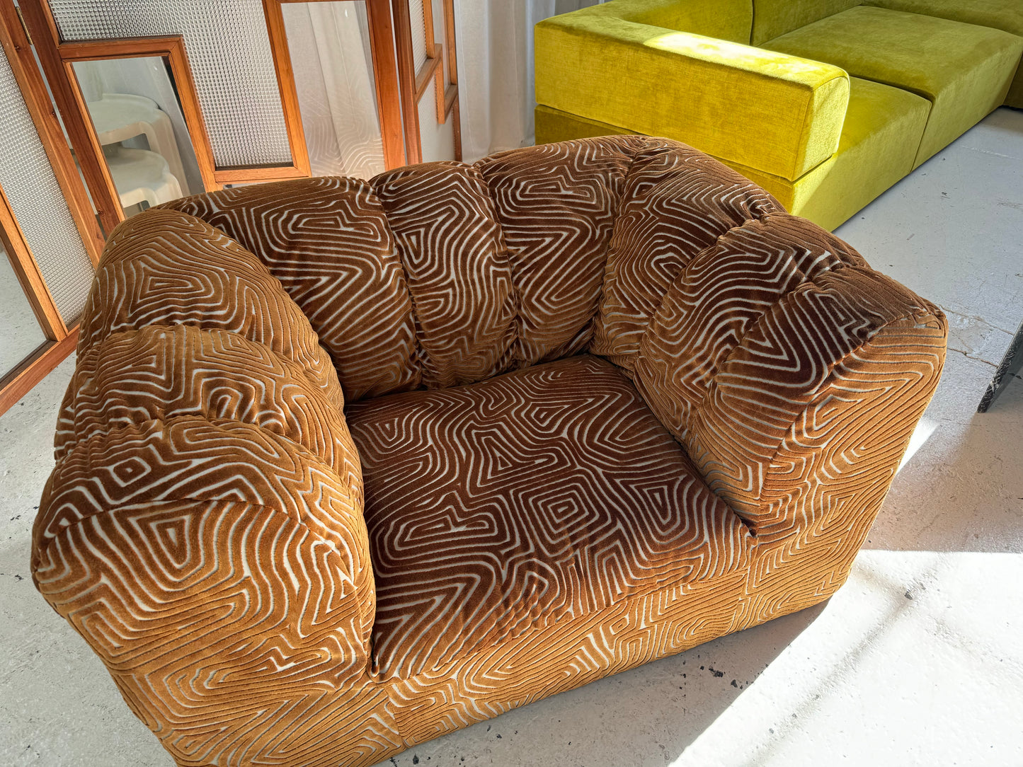 Bespoke Patterned Jumbo Armchair