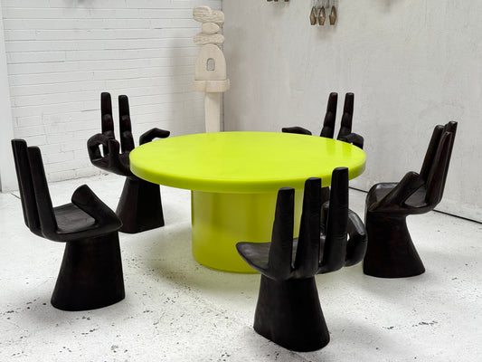 Custom Marblo Perspex Dining Table