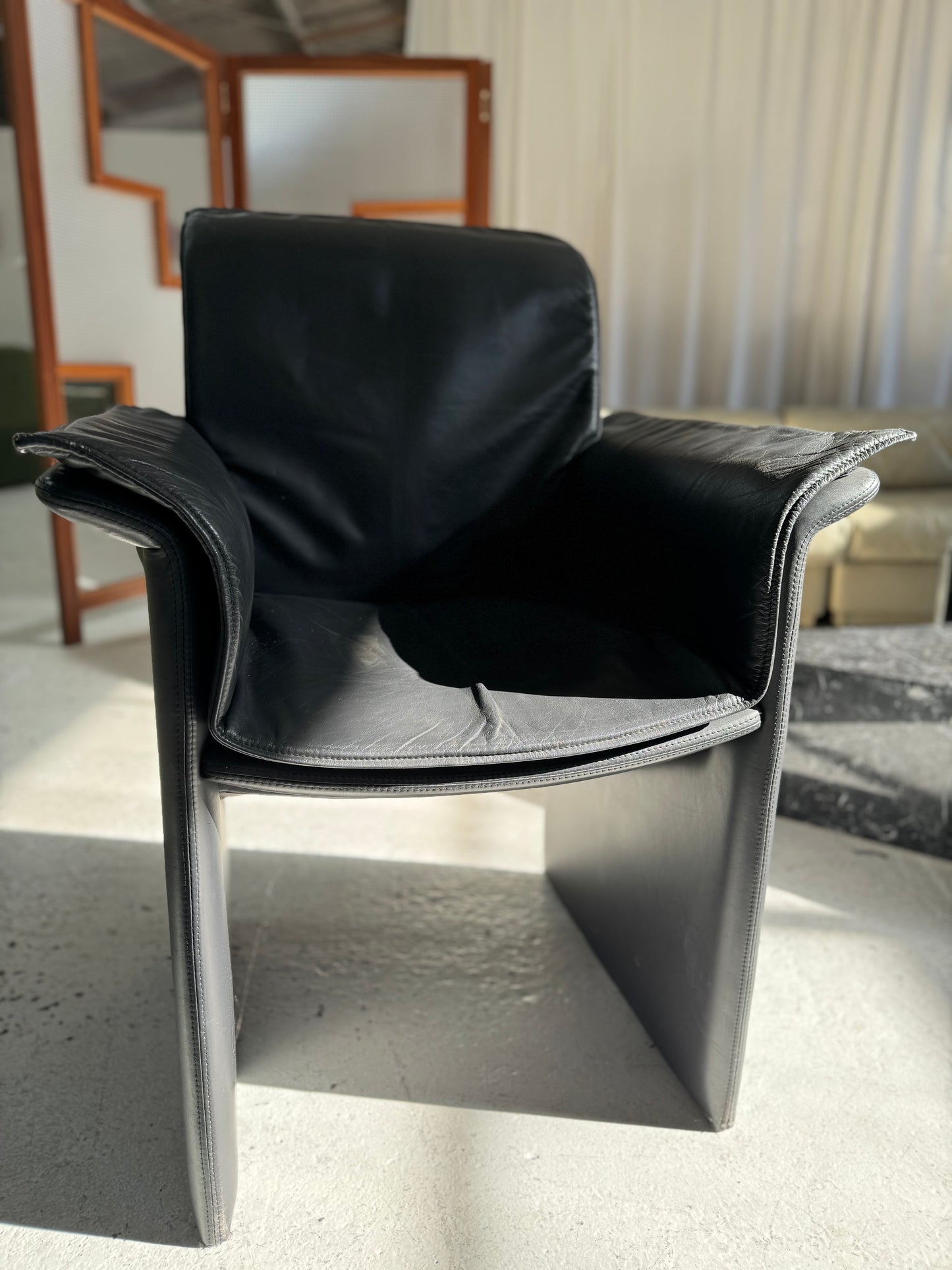 Italian Leather Chairs