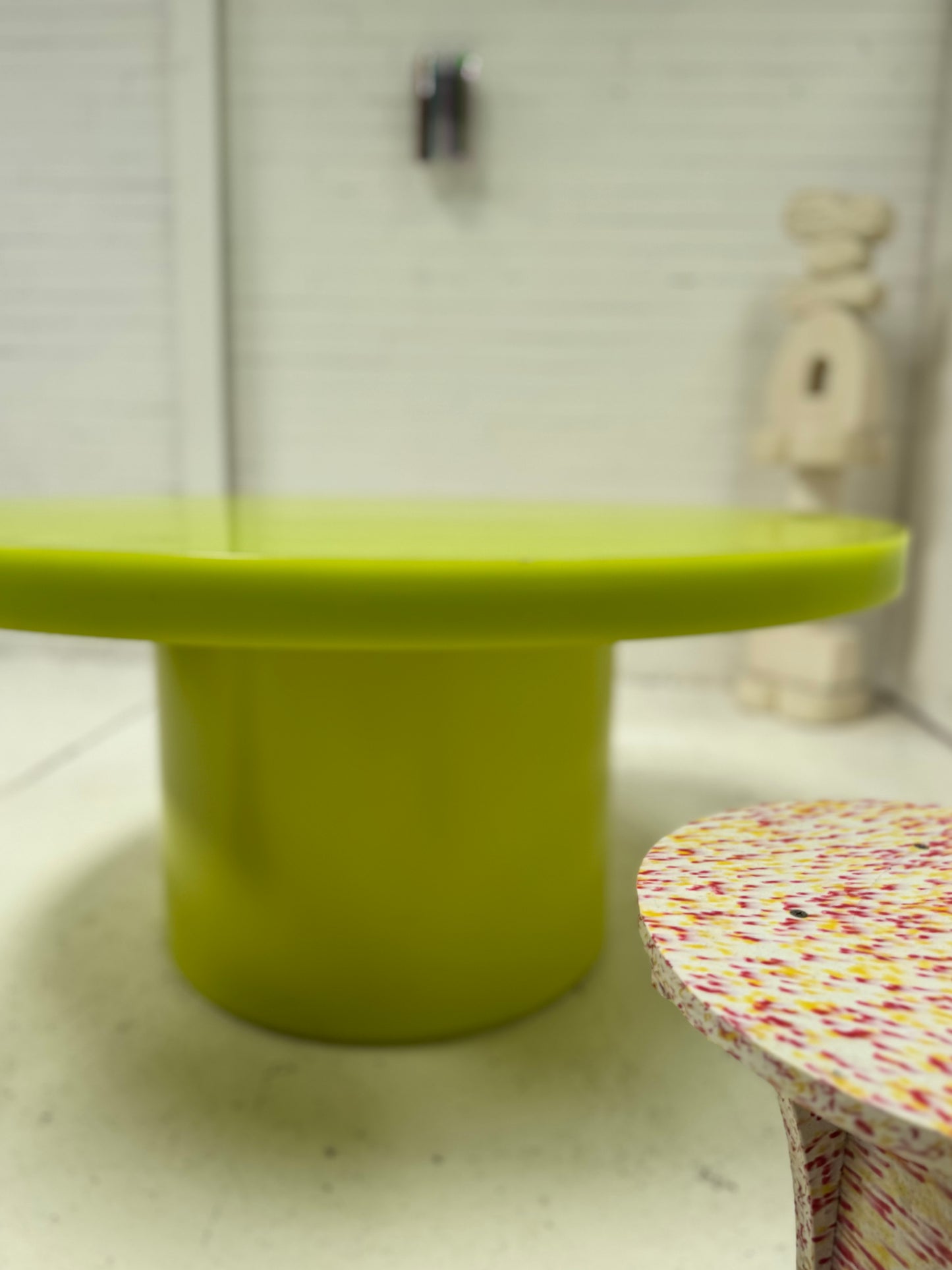 Custom Marblo Perspex Dining Table
