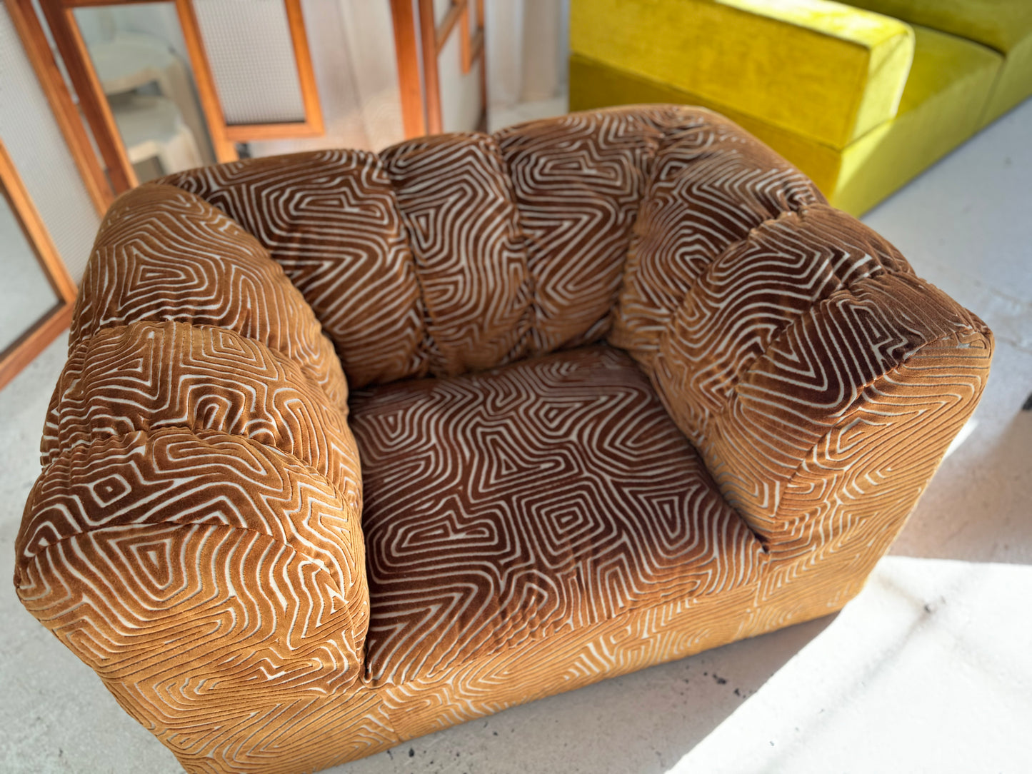 Bespoke Patterned Jumbo Armchair