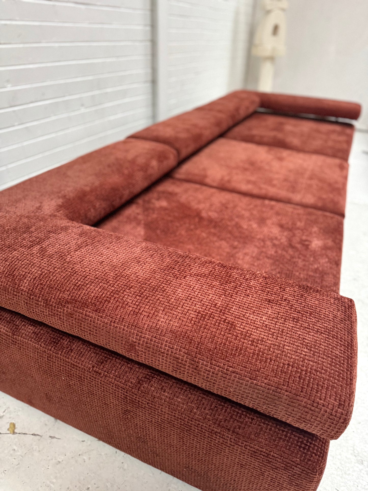 Bespoke Rust Block Modular Sofa