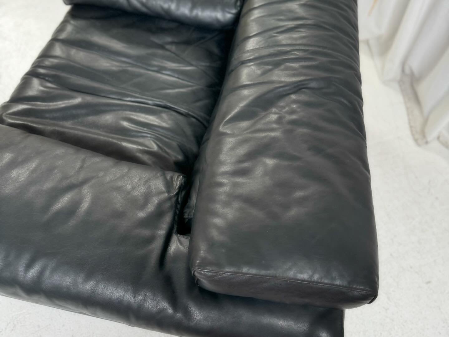 Erasmo Leathers Armchairs by Tobia Scarpa for B&B Italia, 1970s