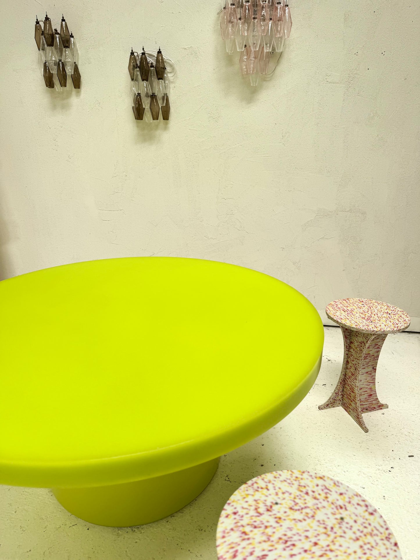 Custom Marblo Perspex Dining Table