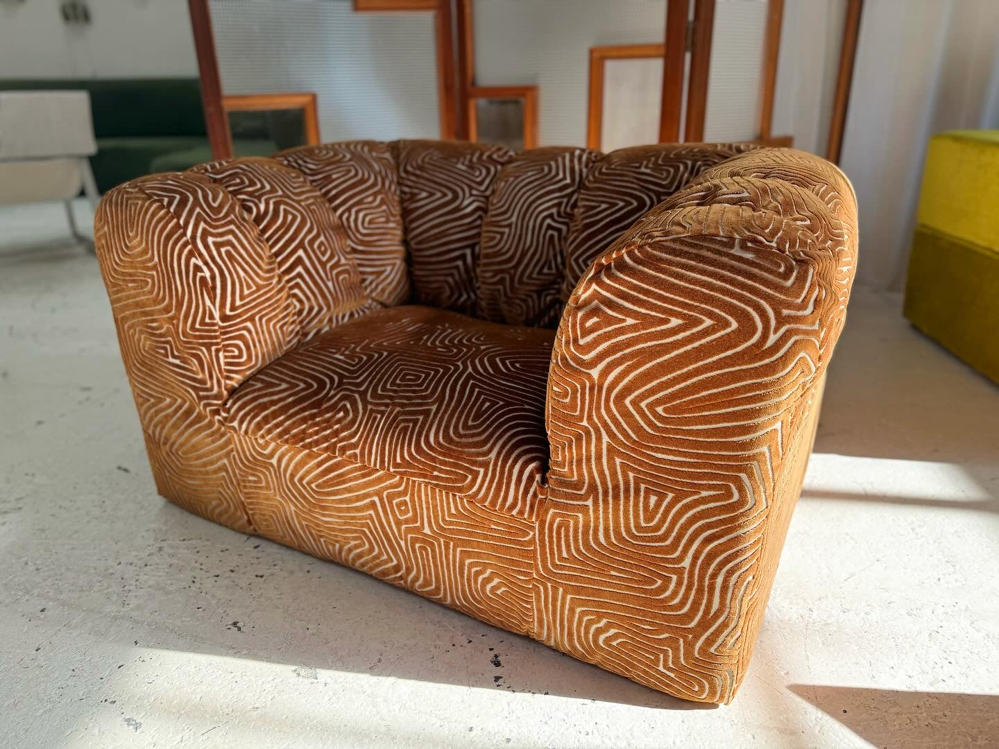 Bespoke Patterned Jumbo Armchair