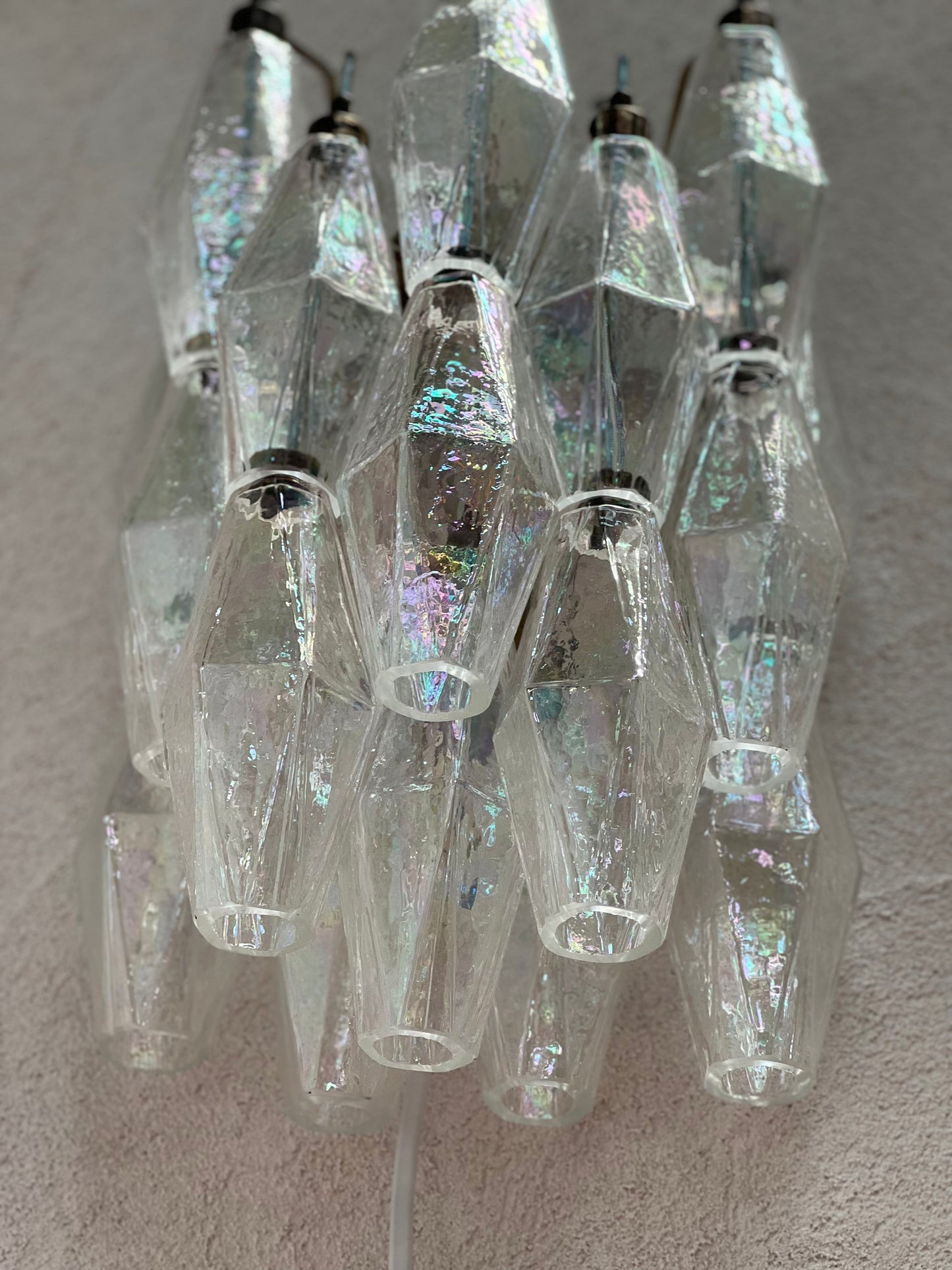 Murano Poliedri Sconce - Iridescent