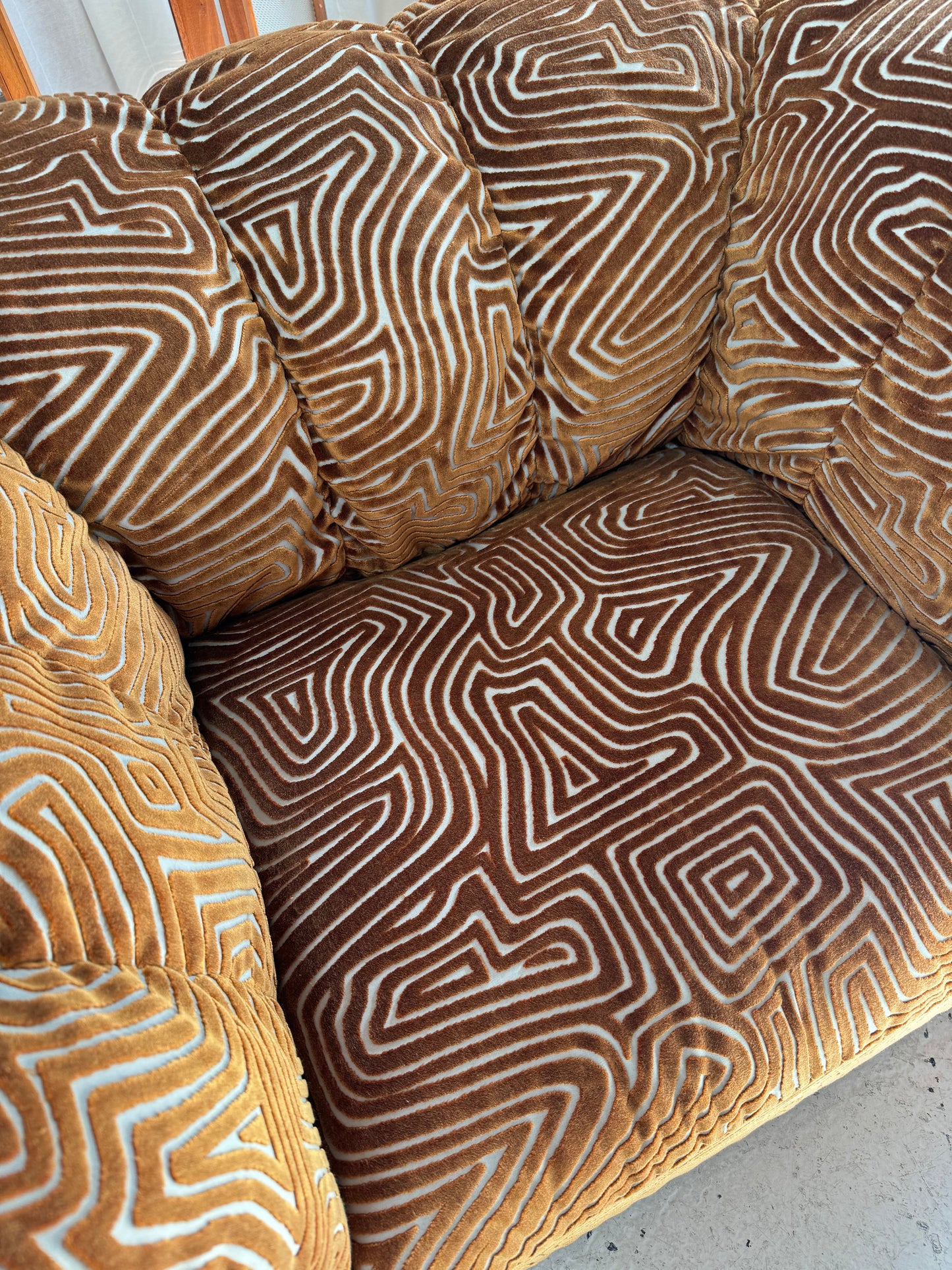 Bespoke Patterned Jumbo Armchair