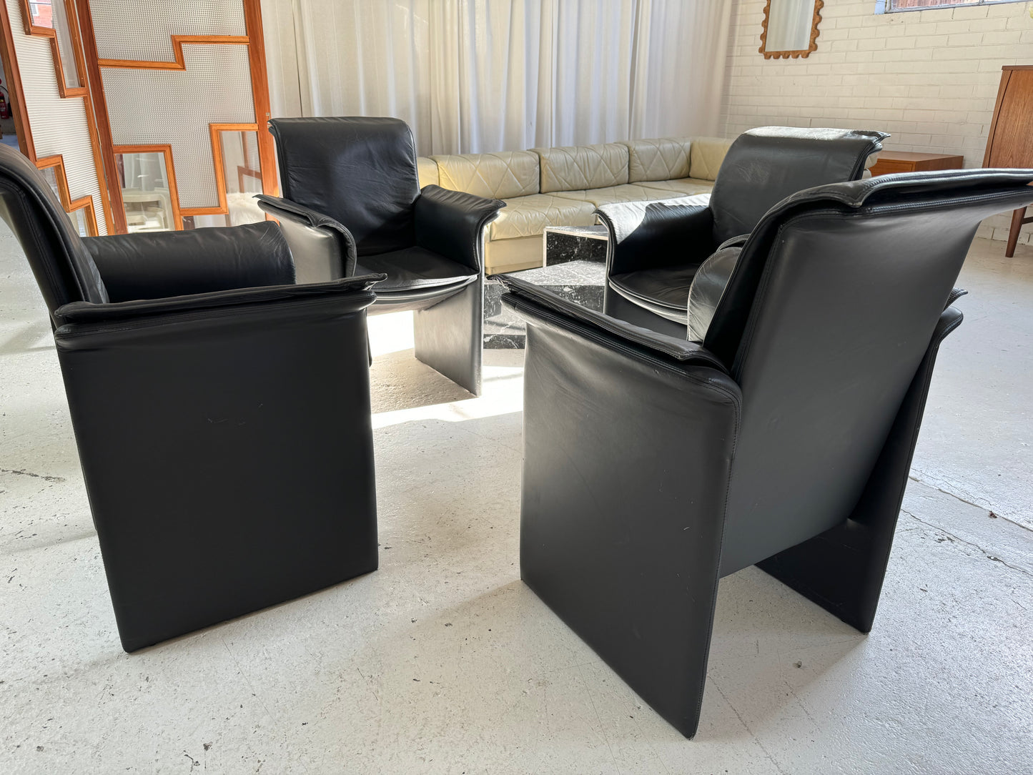 Italian Leather Chairs