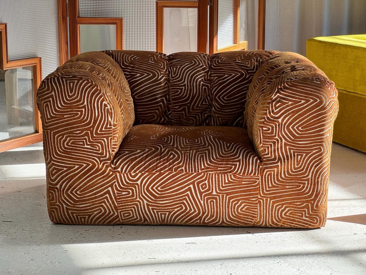 Bespoke Patterned Jumbo Armchair