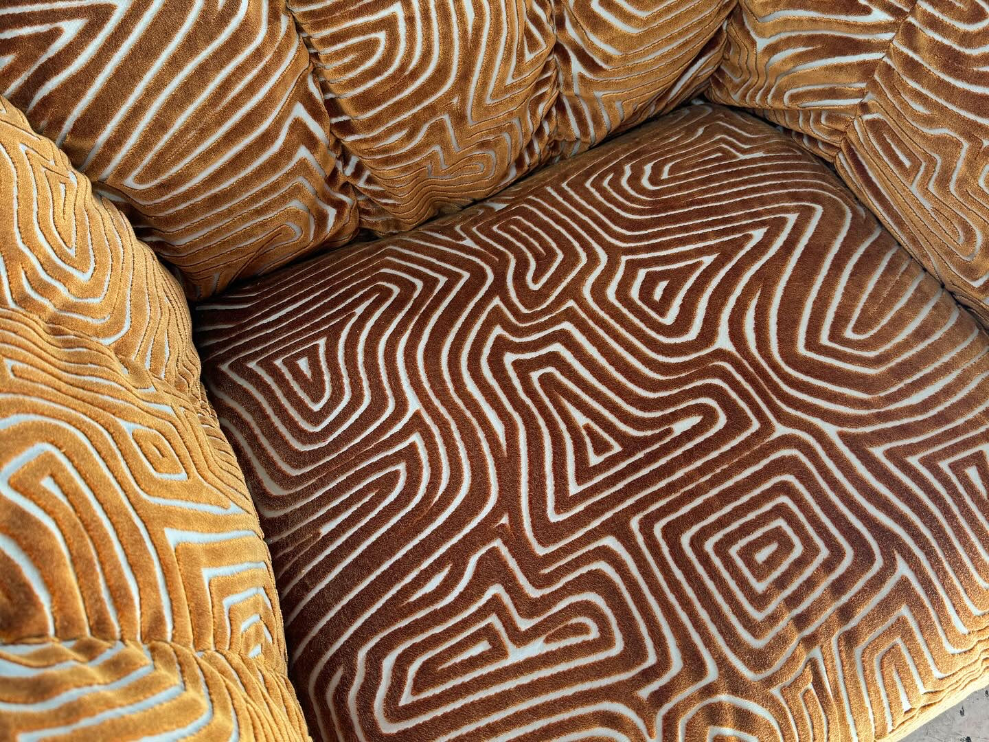 Bespoke Patterned Jumbo Armchair