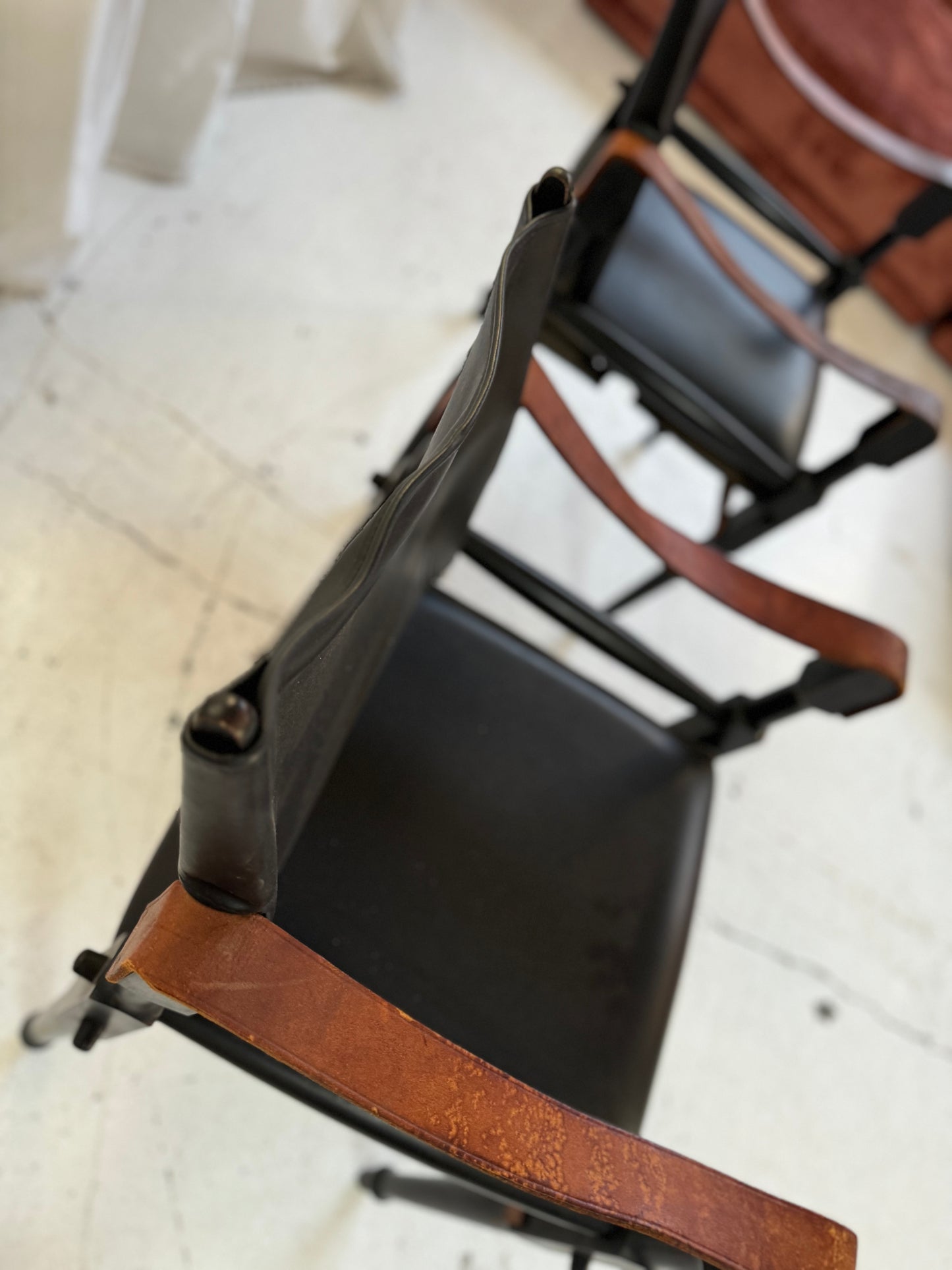 Vintage Safari Leather Chairs