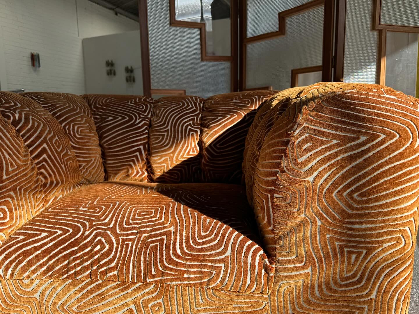Bespoke Patterned Jumbo Armchair