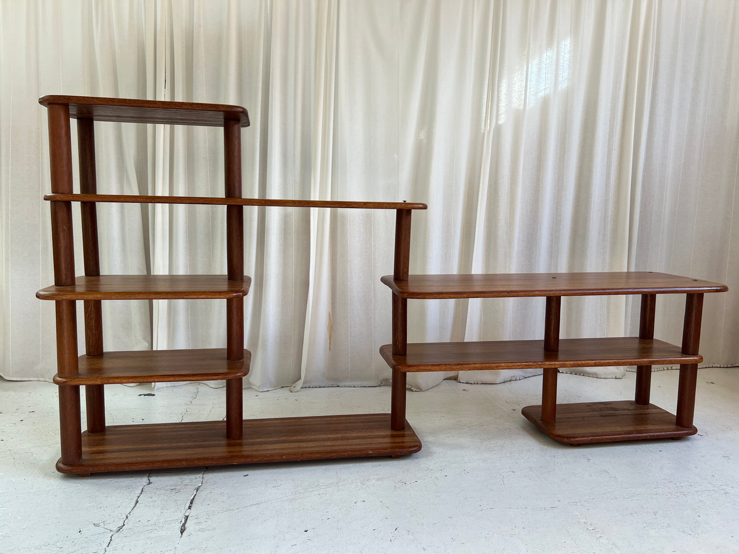 Vintage Pacific Green Rotating Shelving Unit
