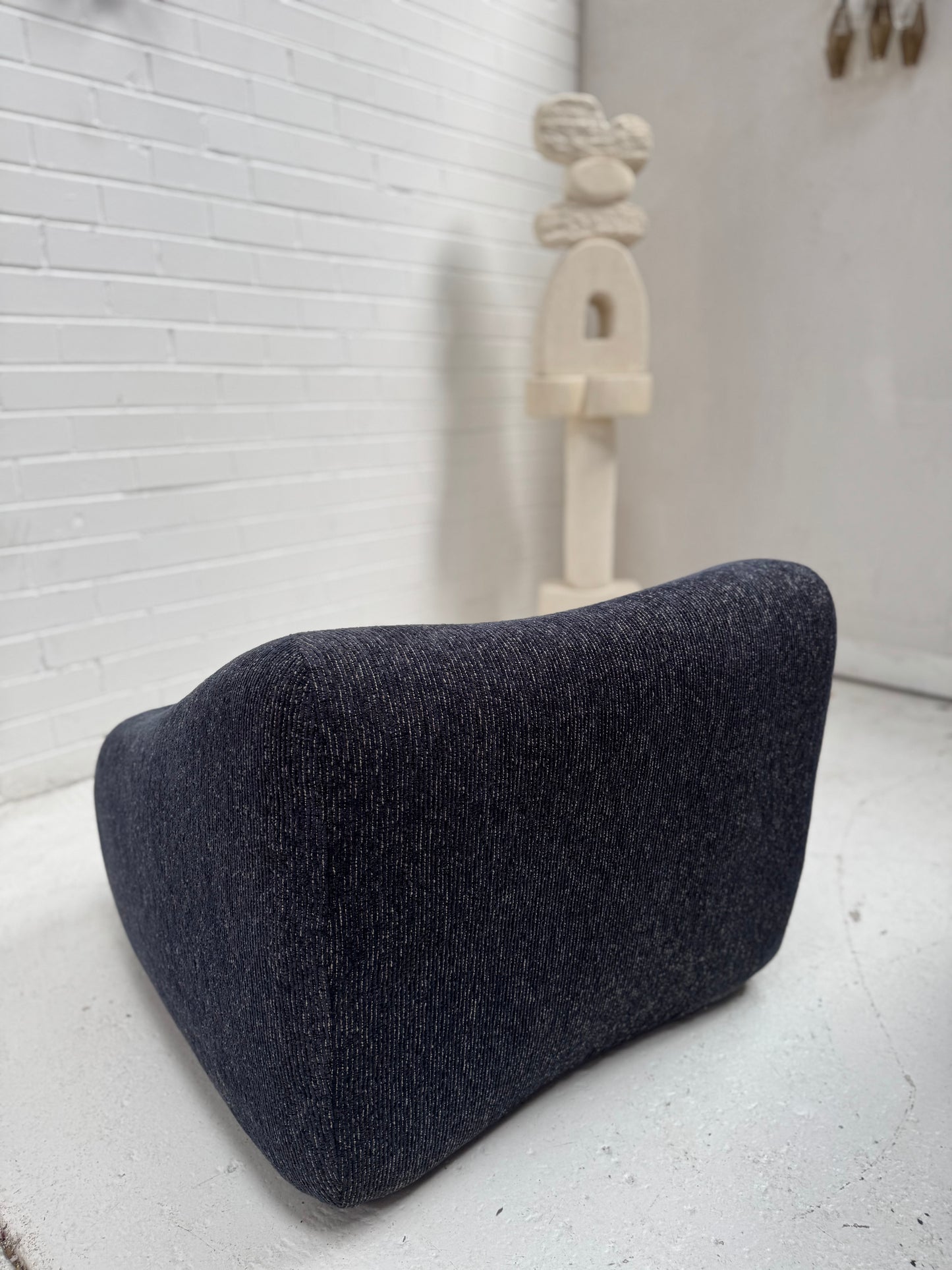 Vintage Featherston Numero IV Modular Armchair - Reupholstered (Navy)