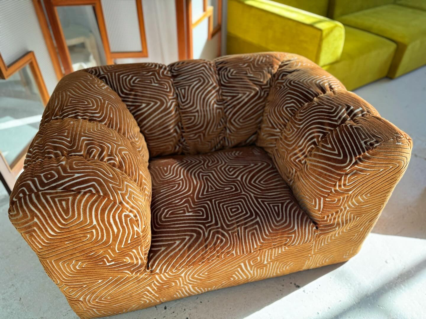 Bespoke Patterned Jumbo Armchair