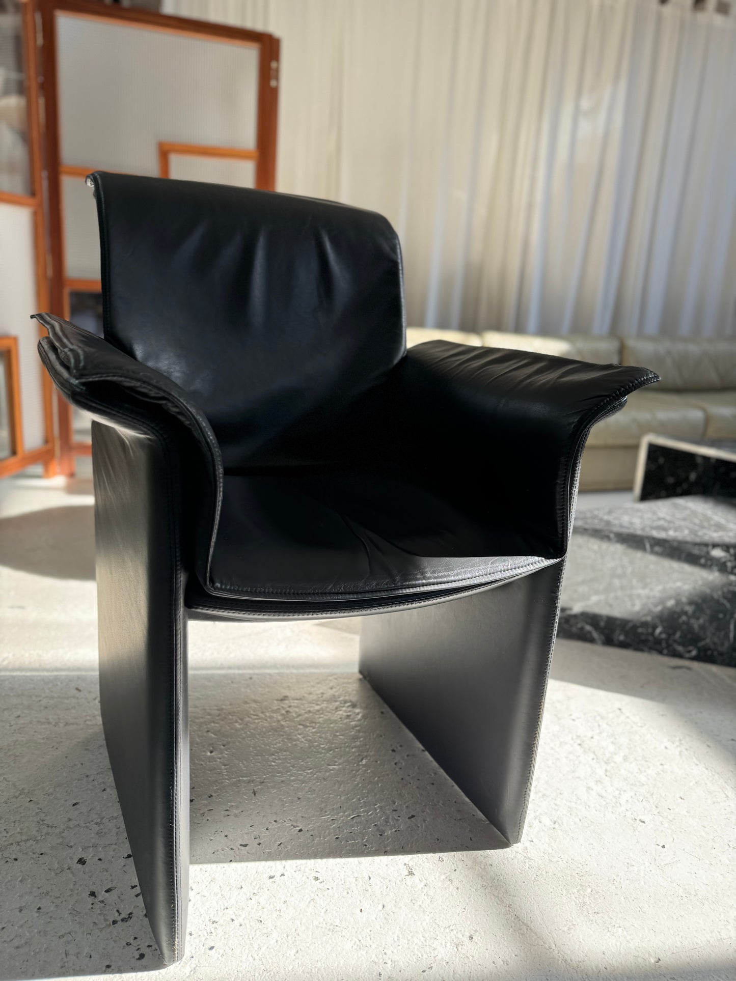 Italian Leather Chairs