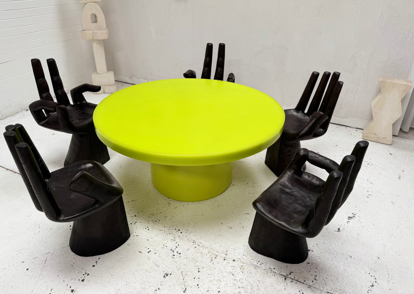 Custom Marblo Perspex Dining Table