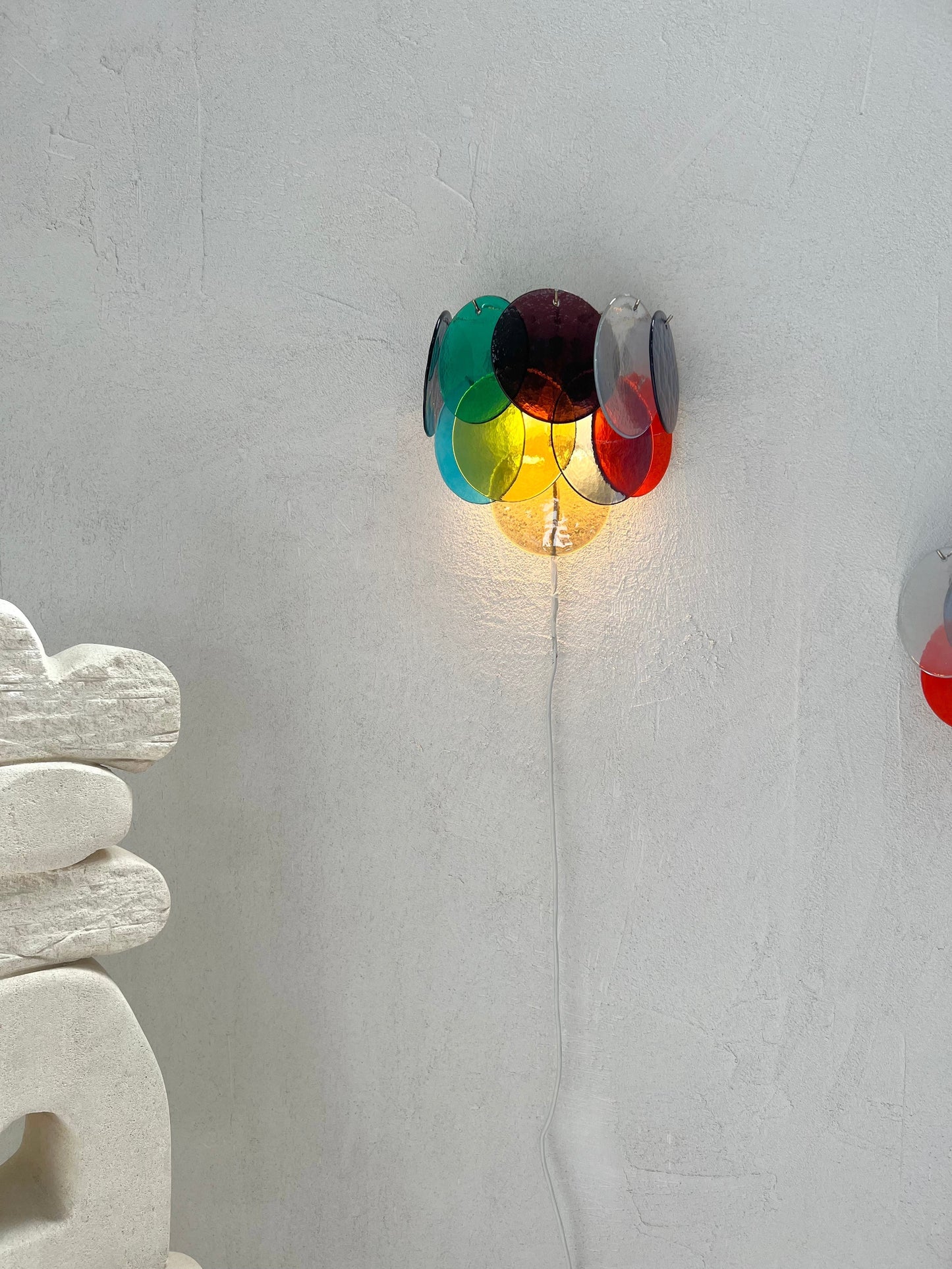 Murano Vistosi Sconce - Coloured