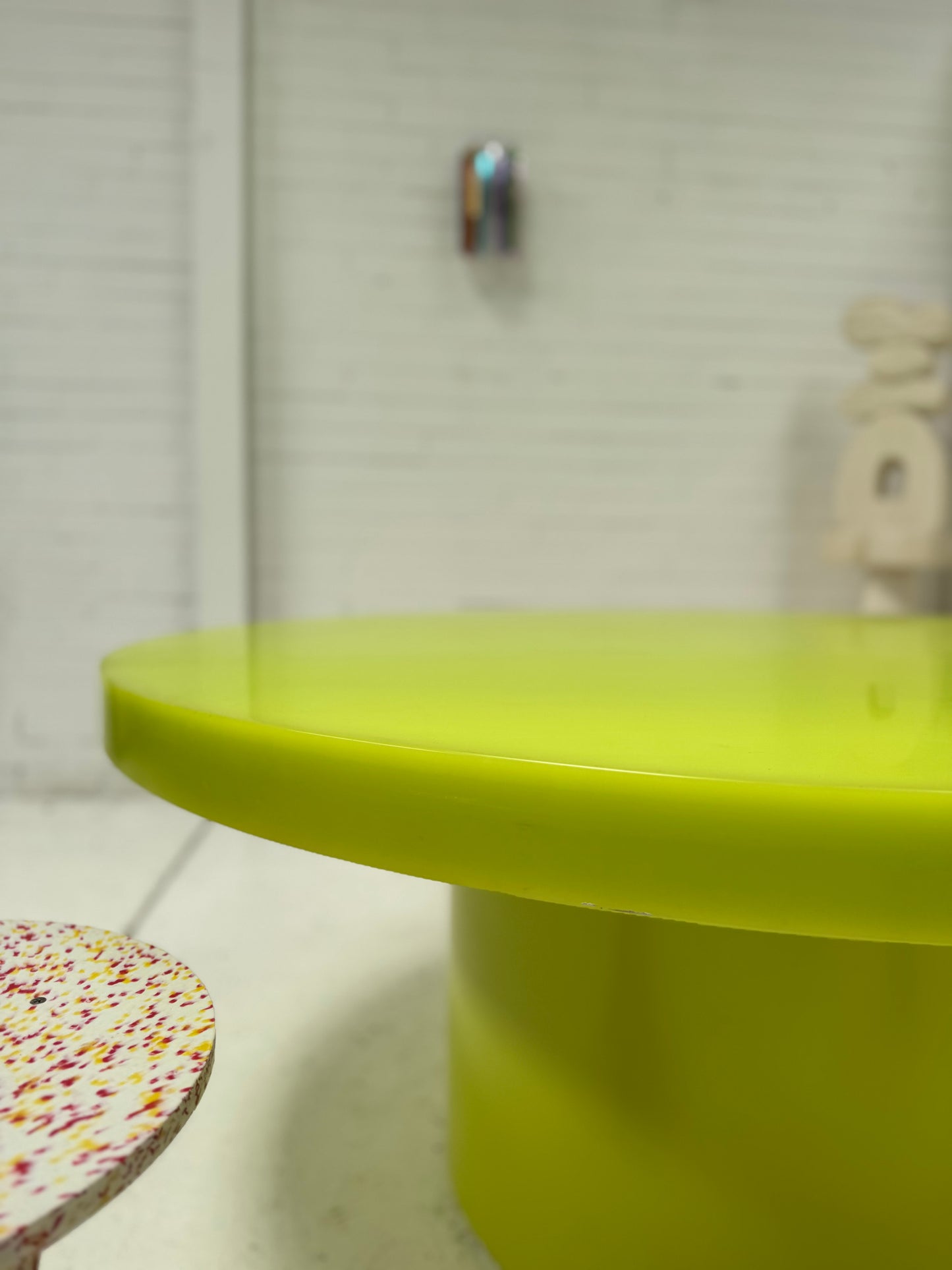 Custom Marblo Perspex Dining Table