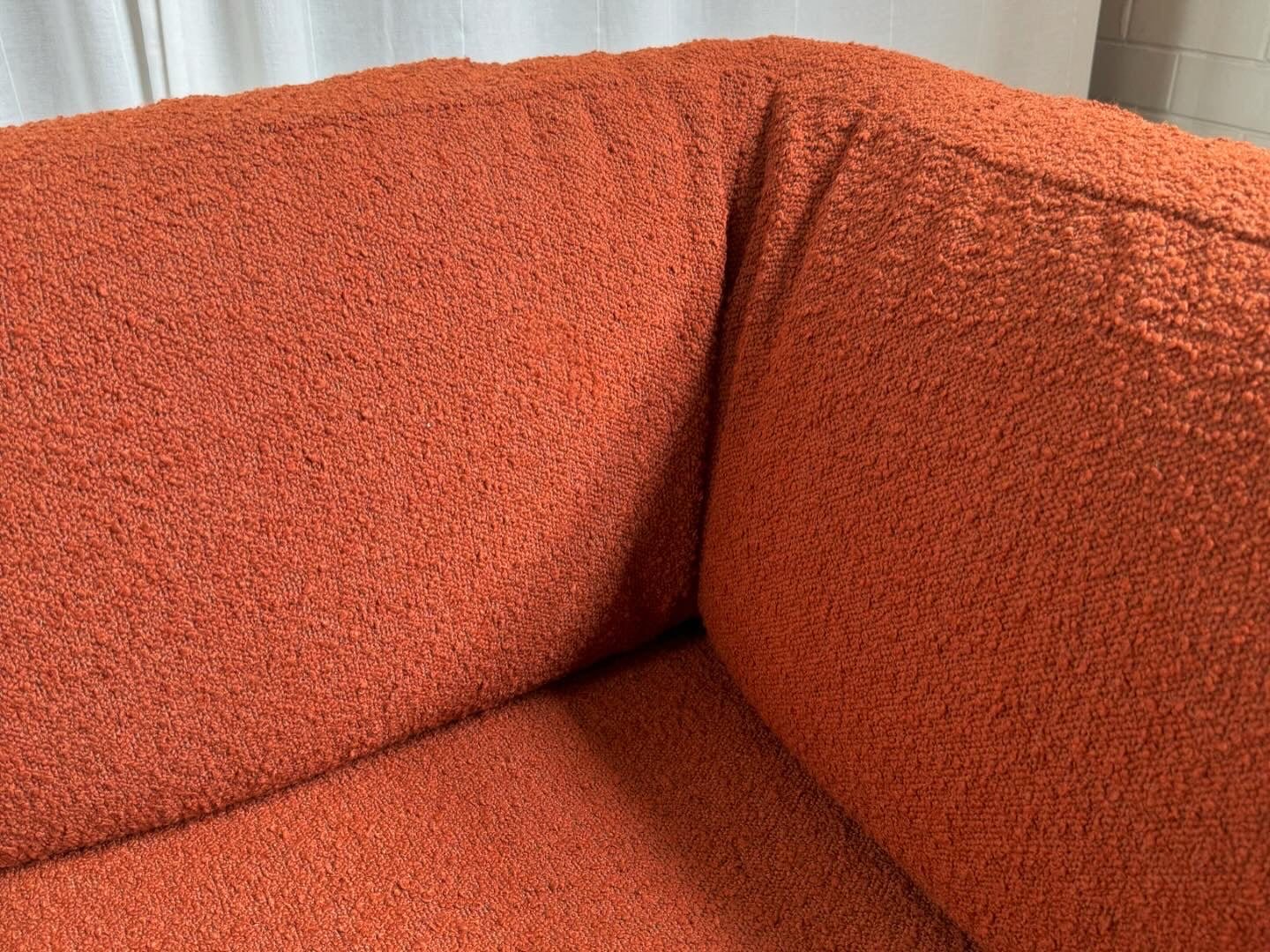 Rust Boucle Modular Sofa Set - Preorder