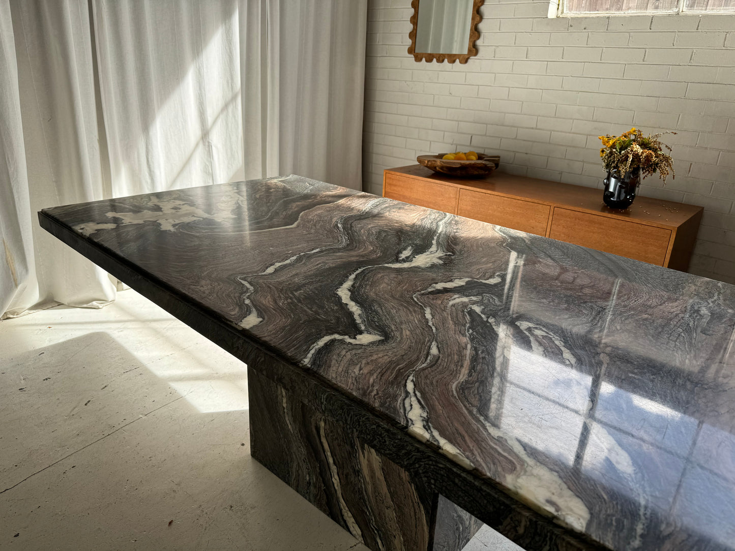 Vintage Marble Dining Table