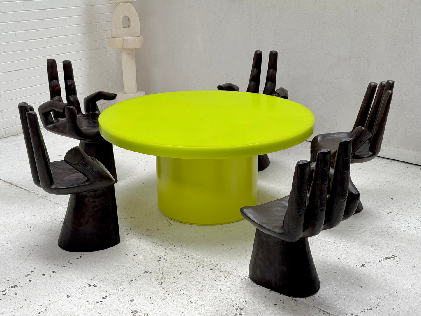 Custom Marblo Perspex Dining Table