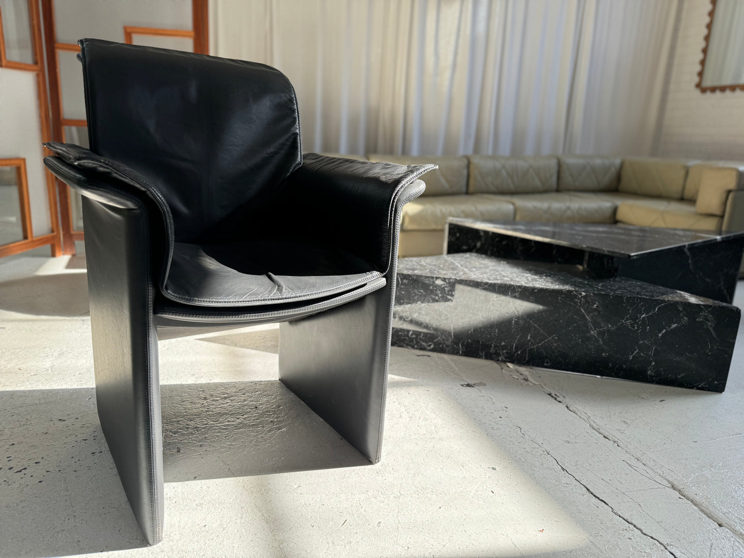 Italian Leather Chairs