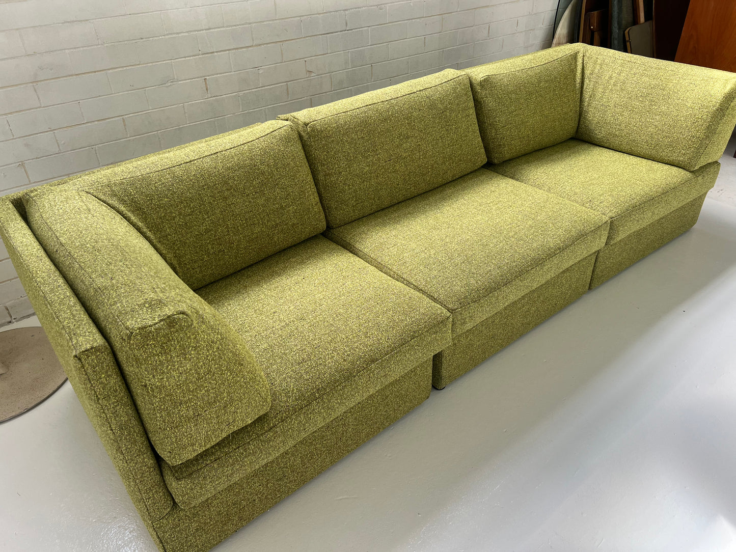 Green Boucle Modular Sofa Set - Preorder