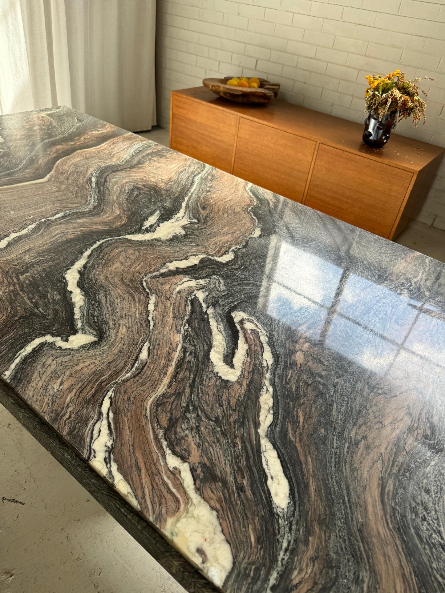Vintage Marble Dining Table