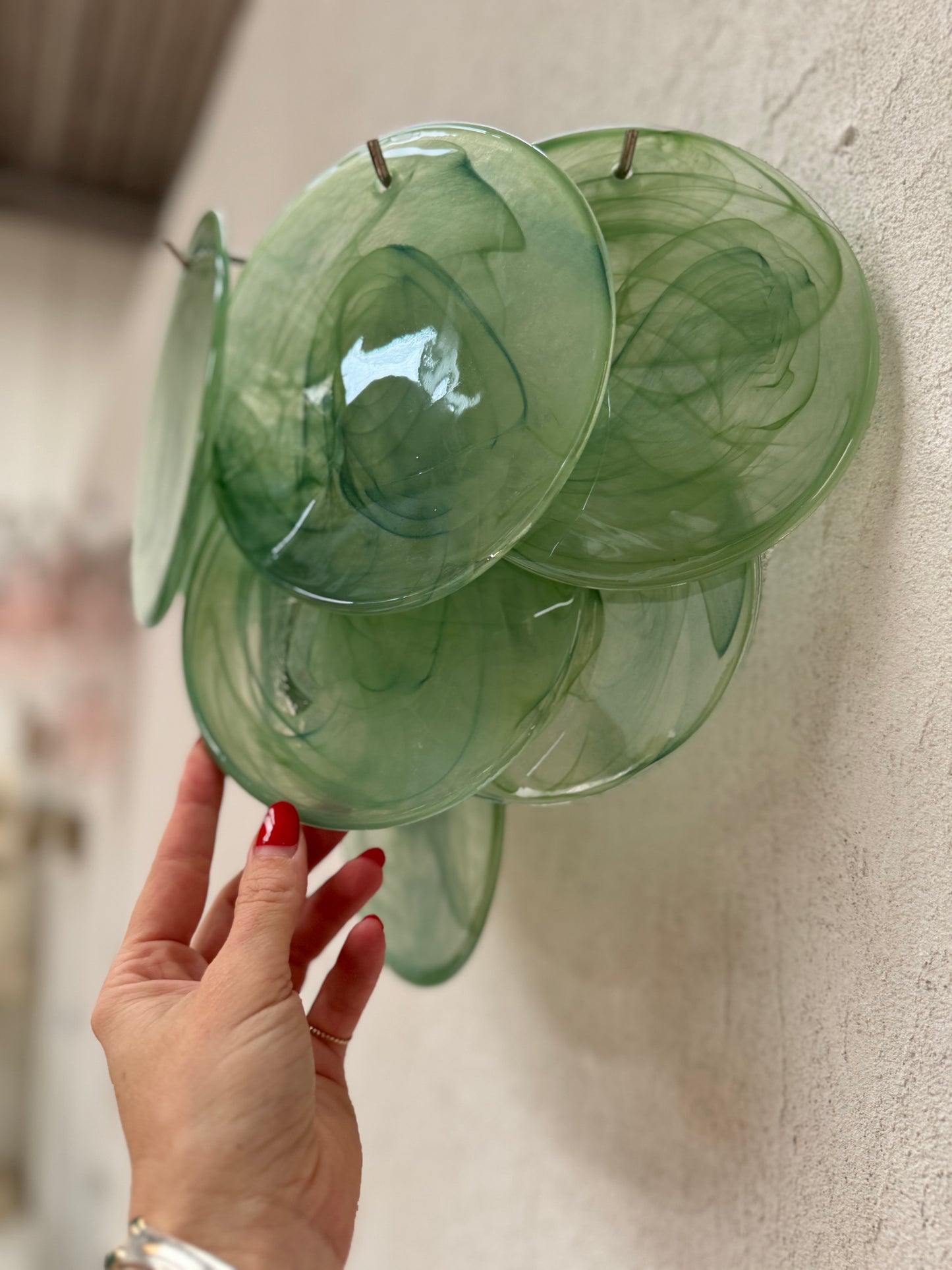 Murano Vistosi Sconce - Green