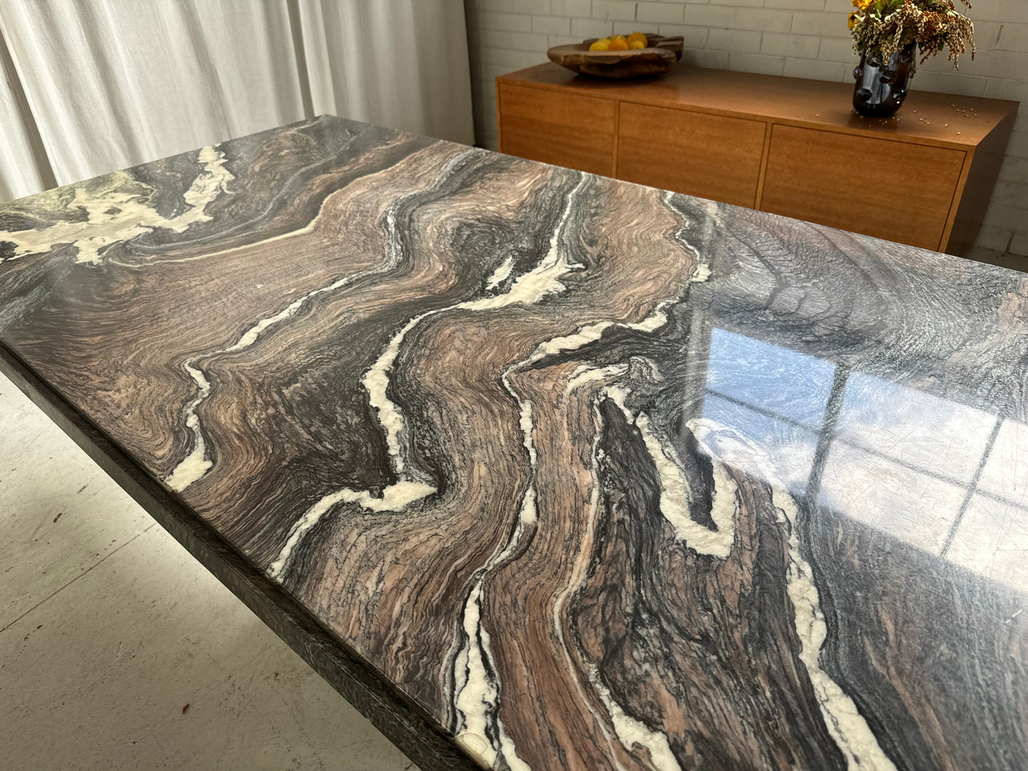 Vintage Marble Dining Table