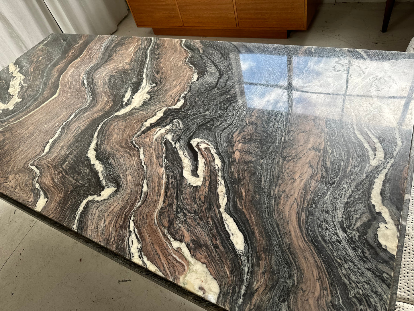 Vintage Marble Dining Table