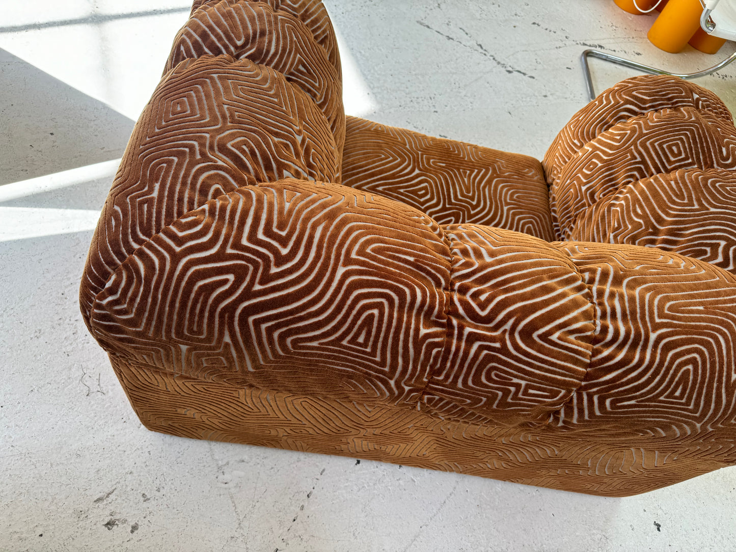 Bespoke Patterned Jumbo Armchair