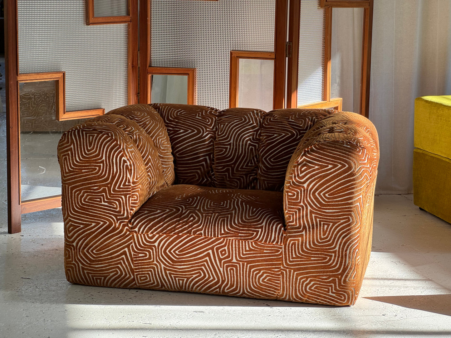 Bespoke Patterned Jumbo Armchair