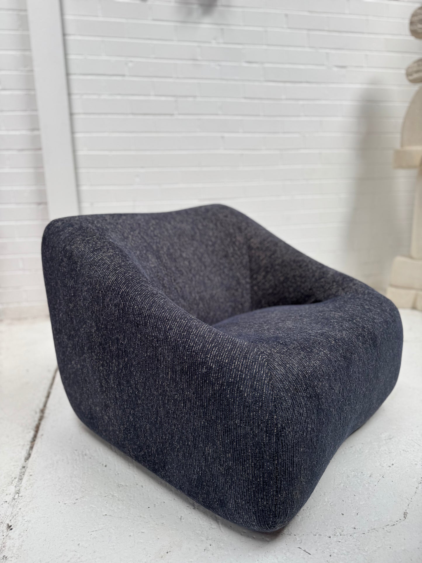 Vintage Featherston Numero IV Modular Armchair - Reupholstered (Navy)
