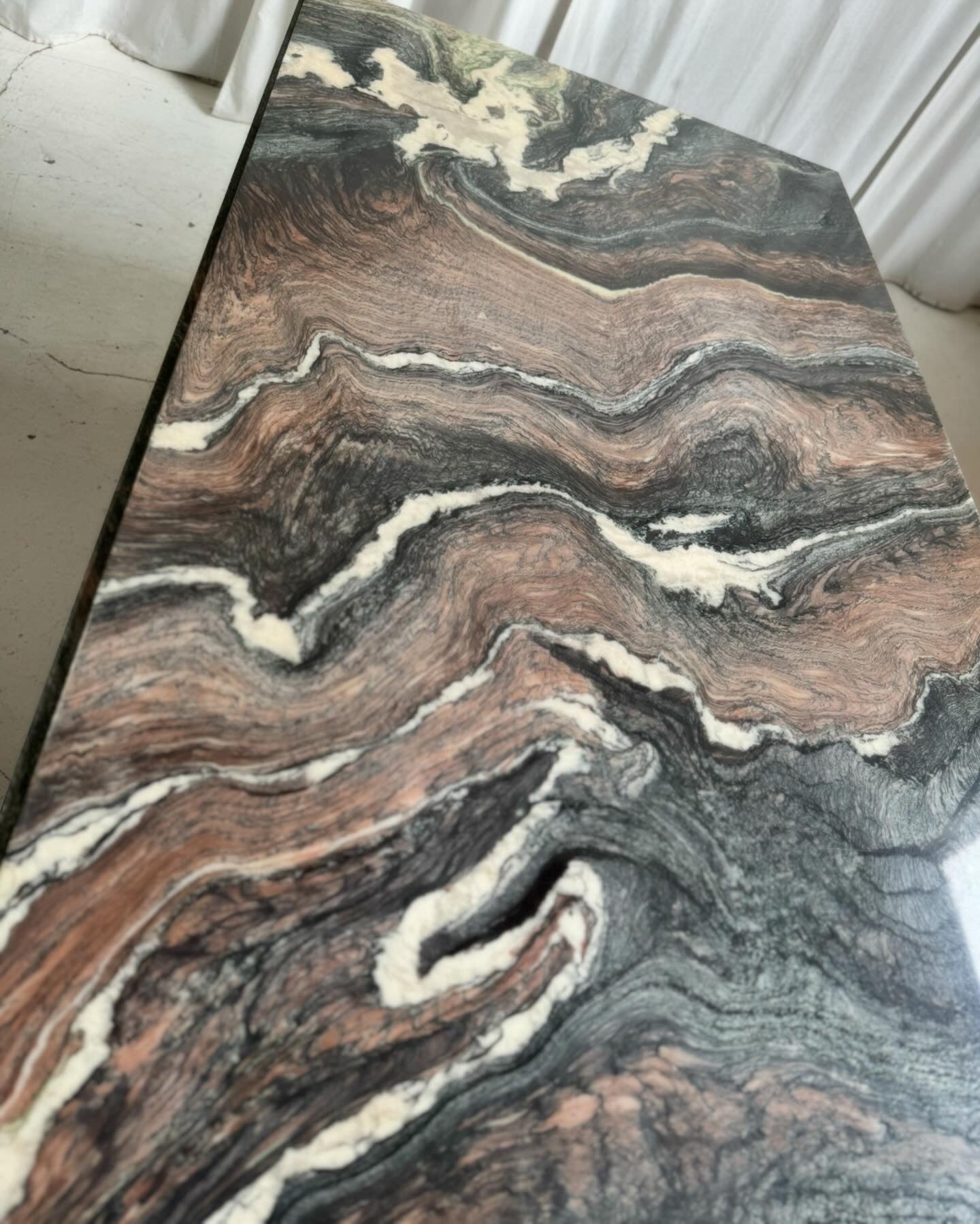 Vintage Marble Dining Table