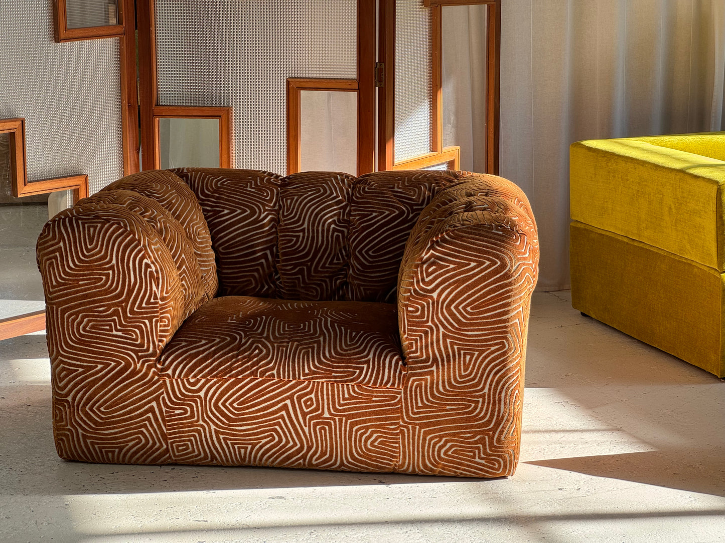 Bespoke Patterned Jumbo Armchair