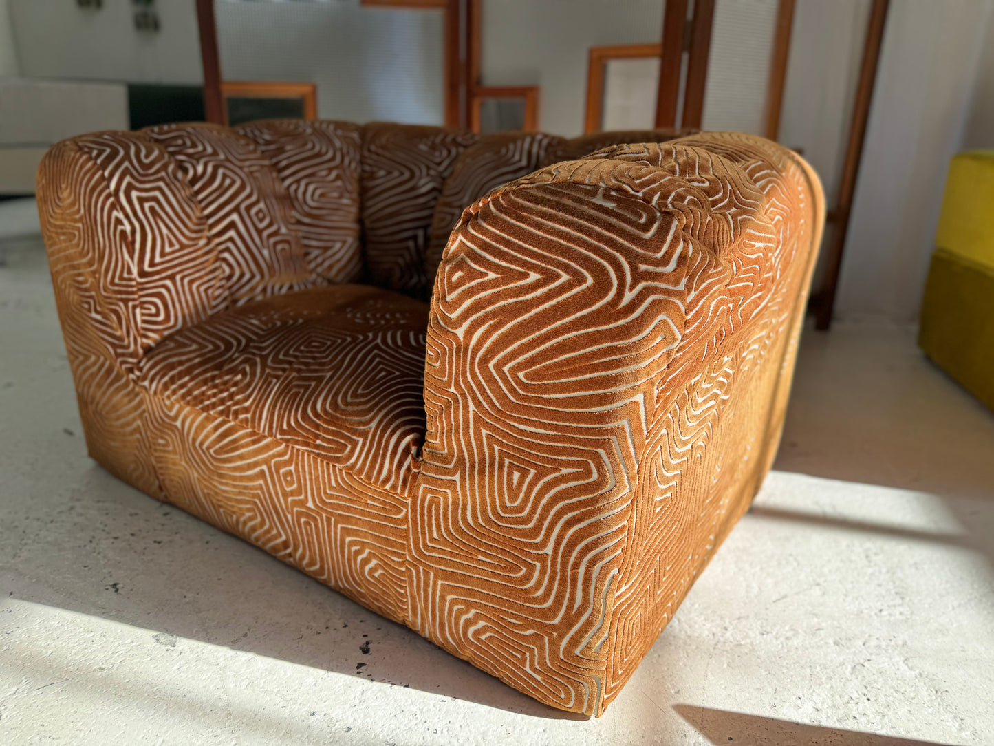 Bespoke Patterned Jumbo Armchair