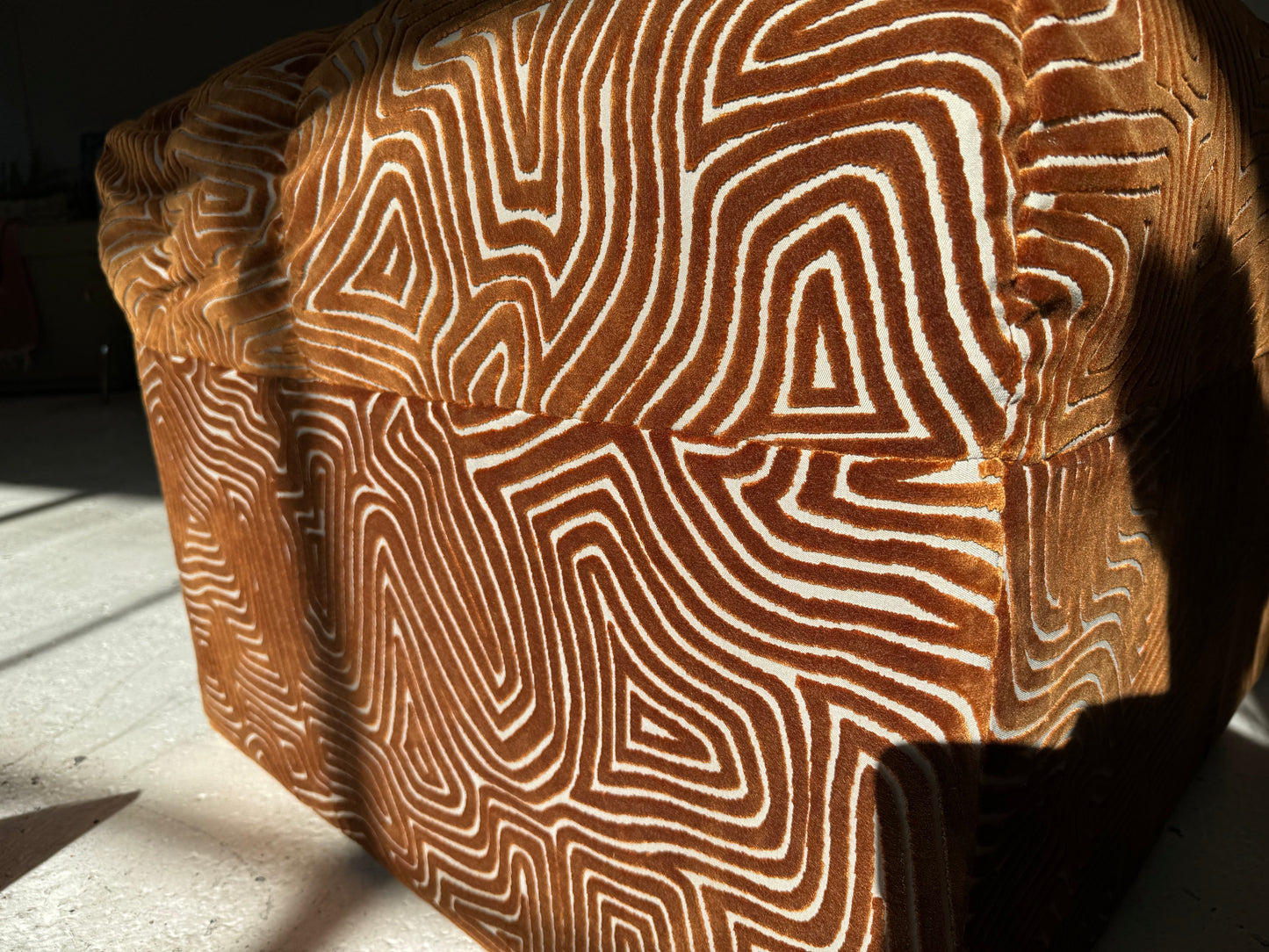 Bespoke Patterned Jumbo Armchair