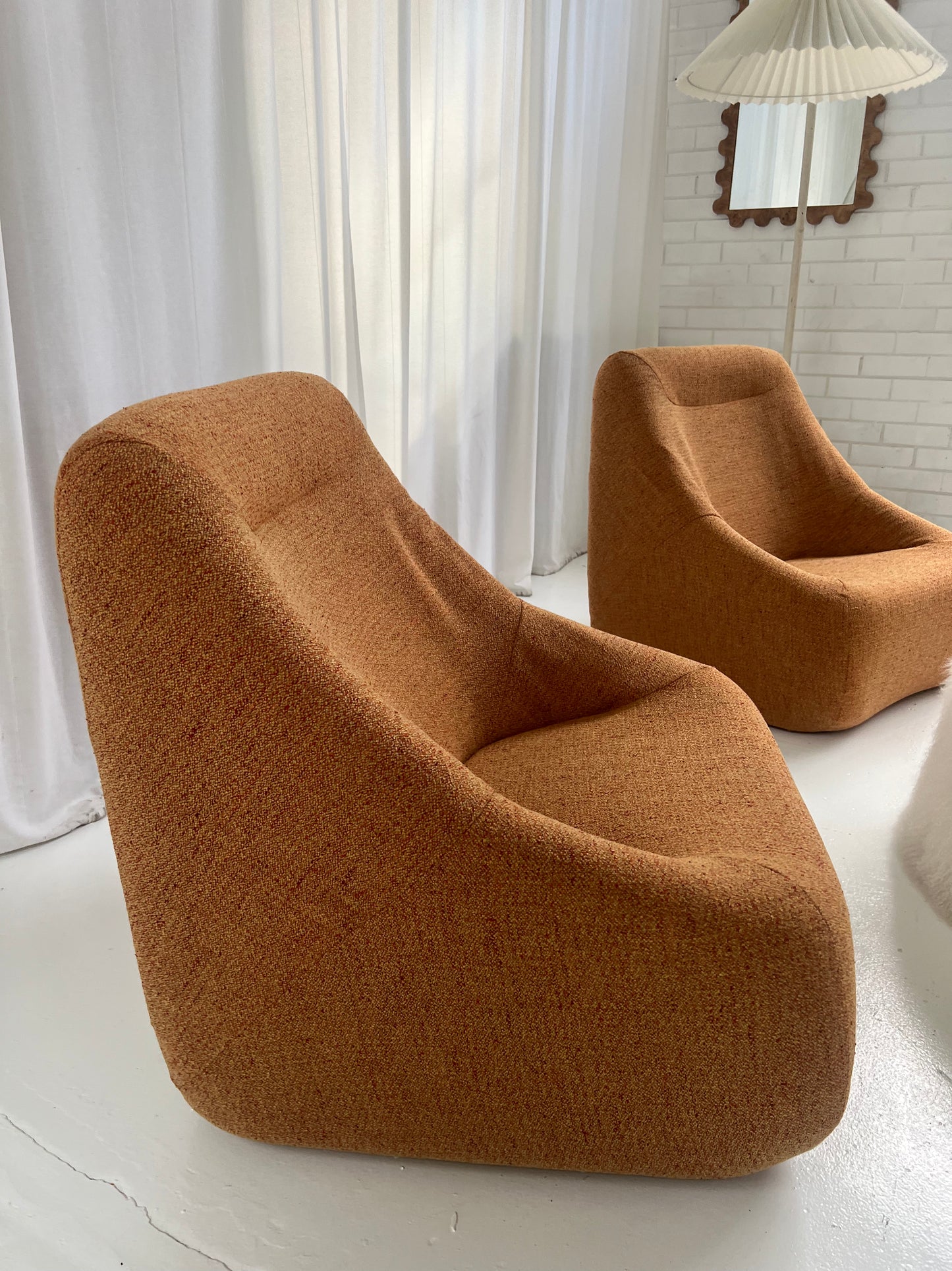 Featherston Numero IV Vintage Modular Armchair - Orange