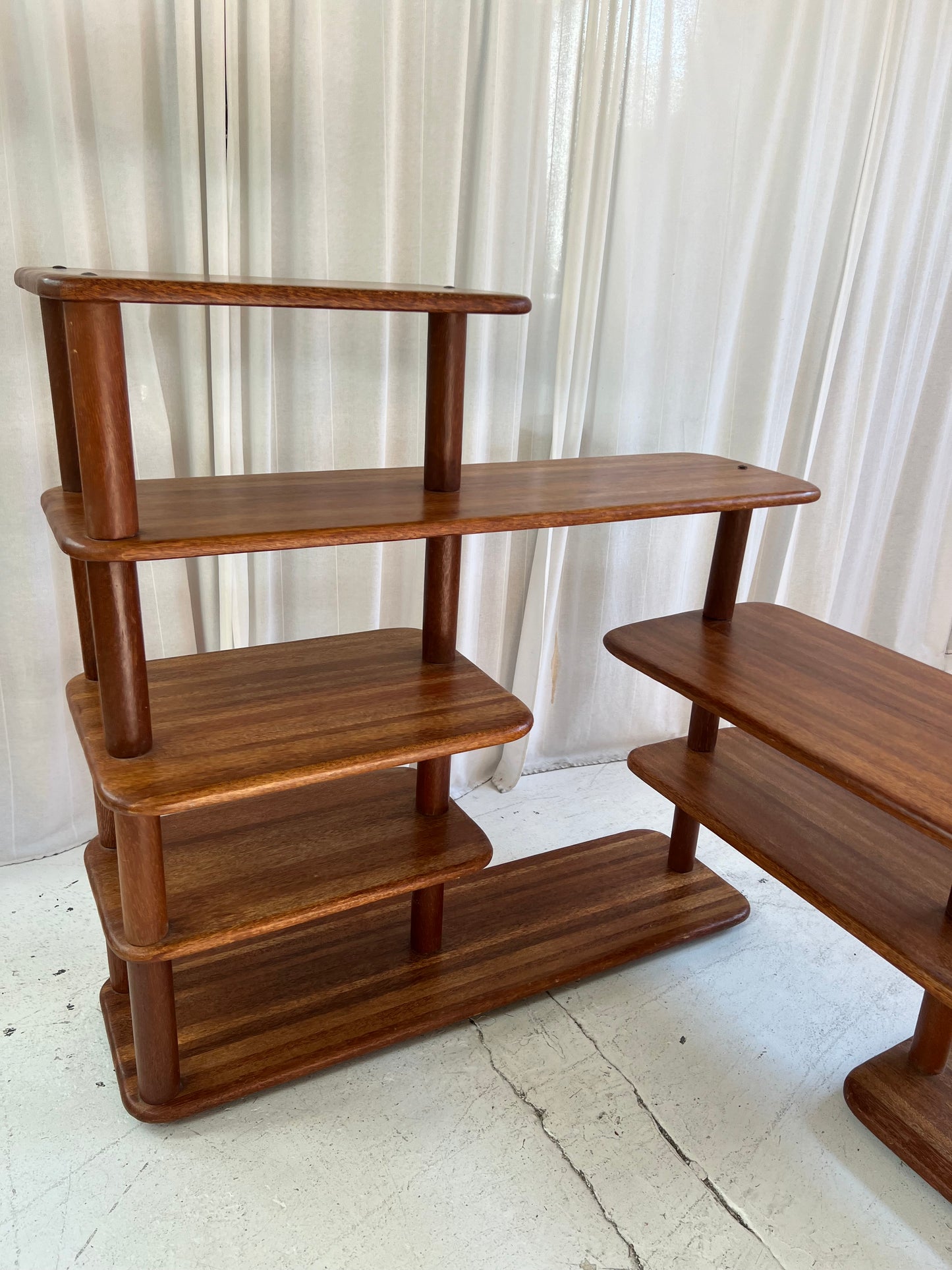 Vintage Pacific Green Rotating Shelving Unit