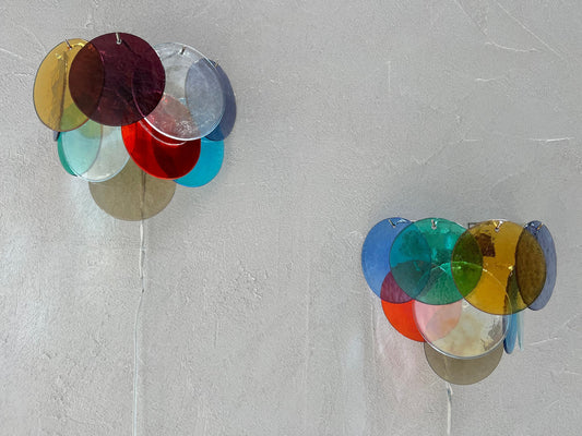 Murano Vistosi Sconce - Coloured