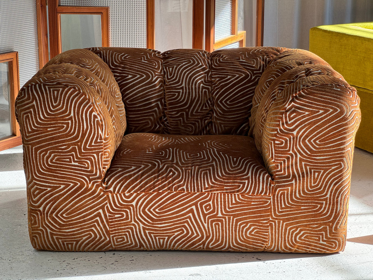 Bespoke Patterned Jumbo Armchair