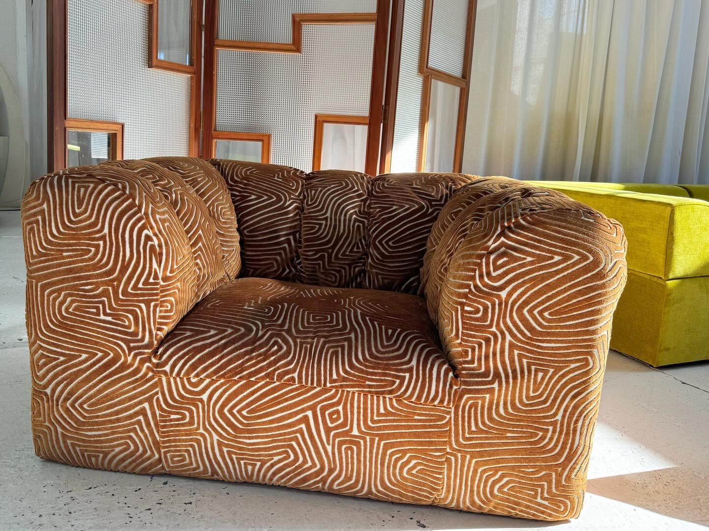 Bespoke Patterned Jumbo Armchair
