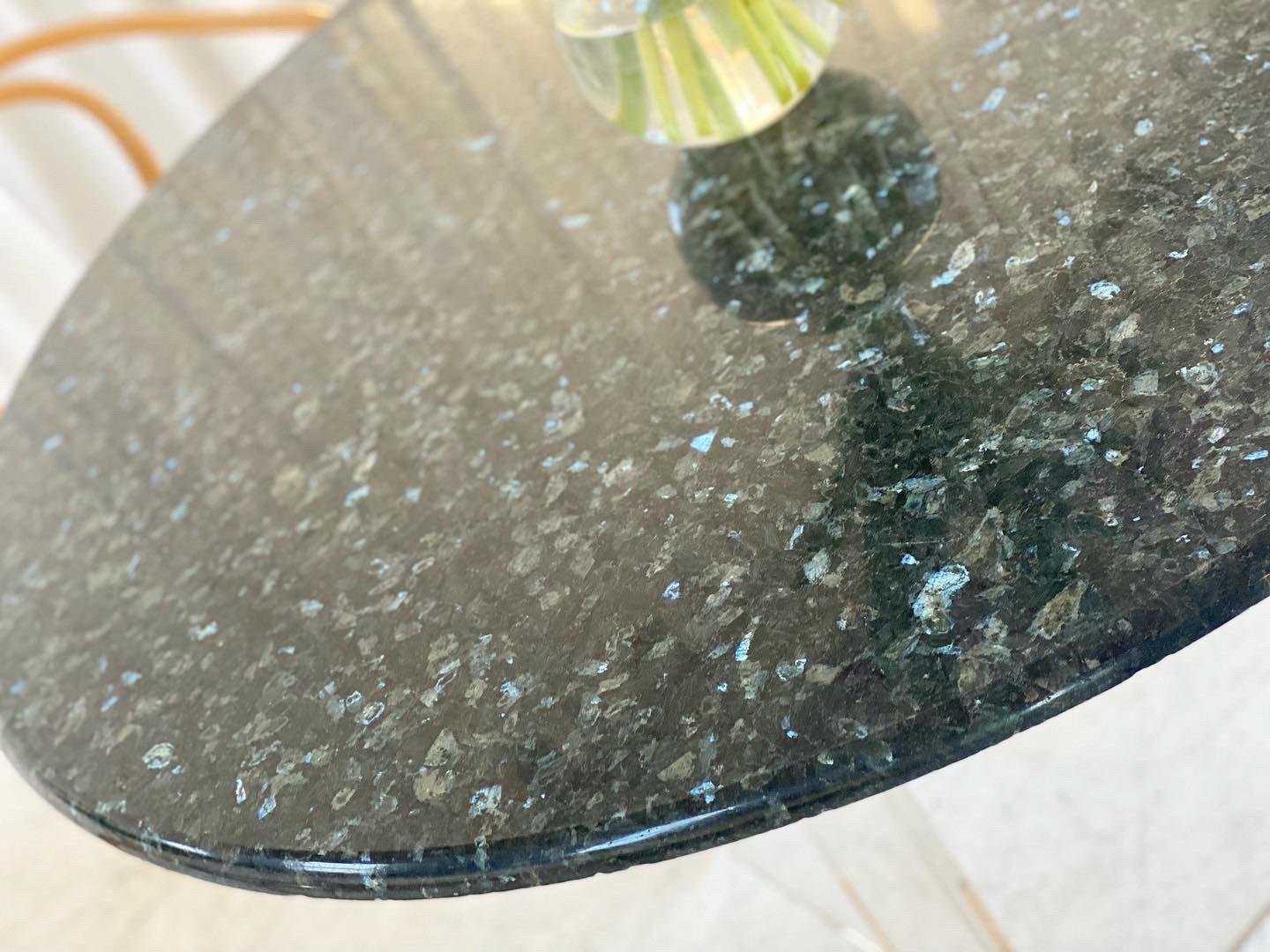Granite Floating Lucite Dining Table