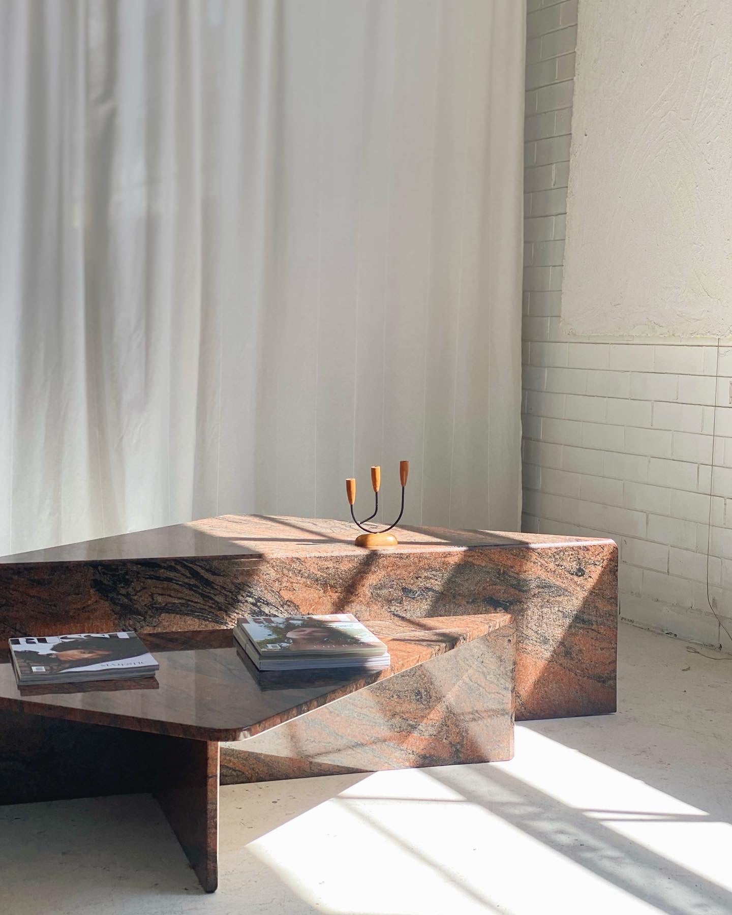 Two Piece Triangle Coffee Tables