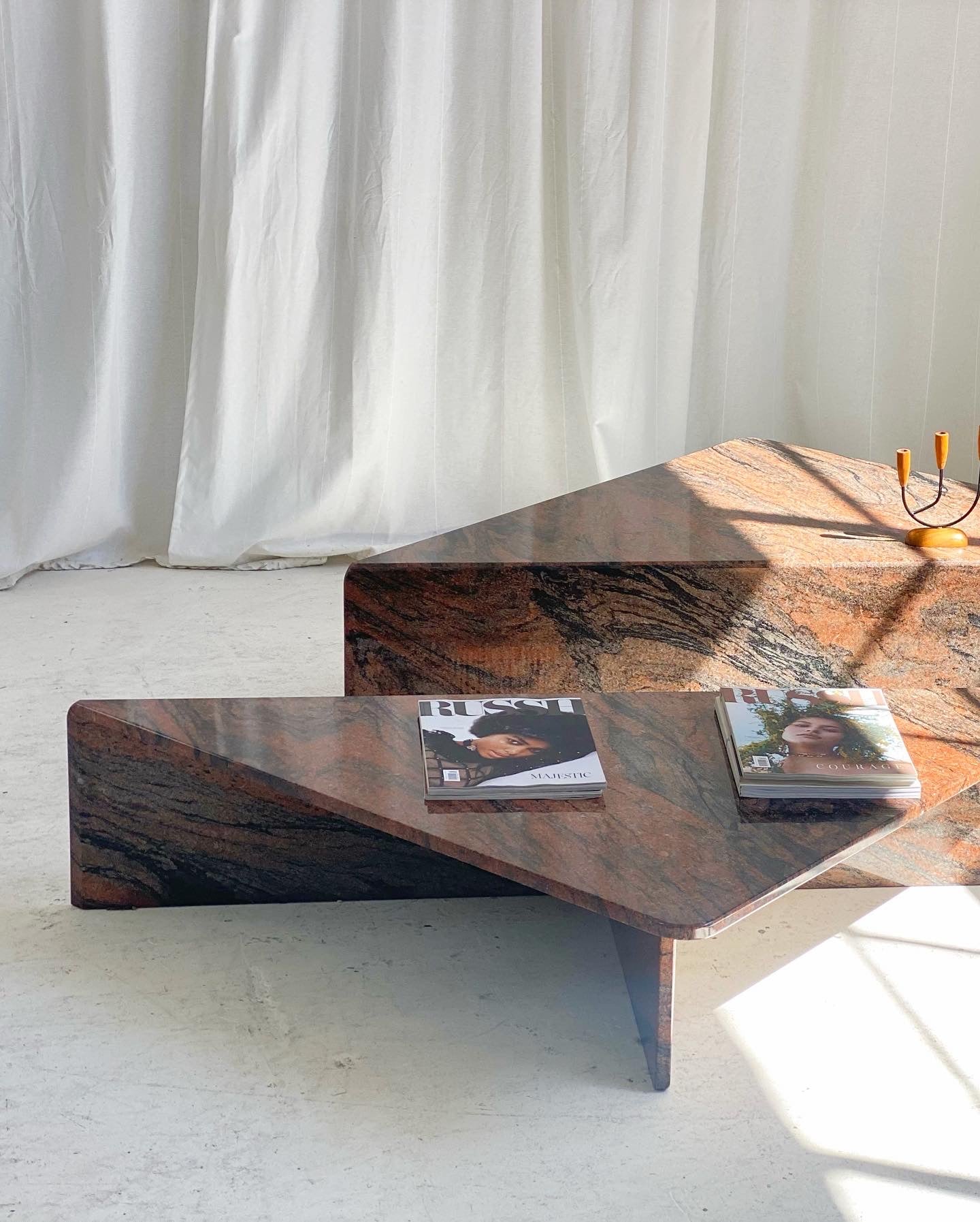 Two Piece Triangle Coffee Tables