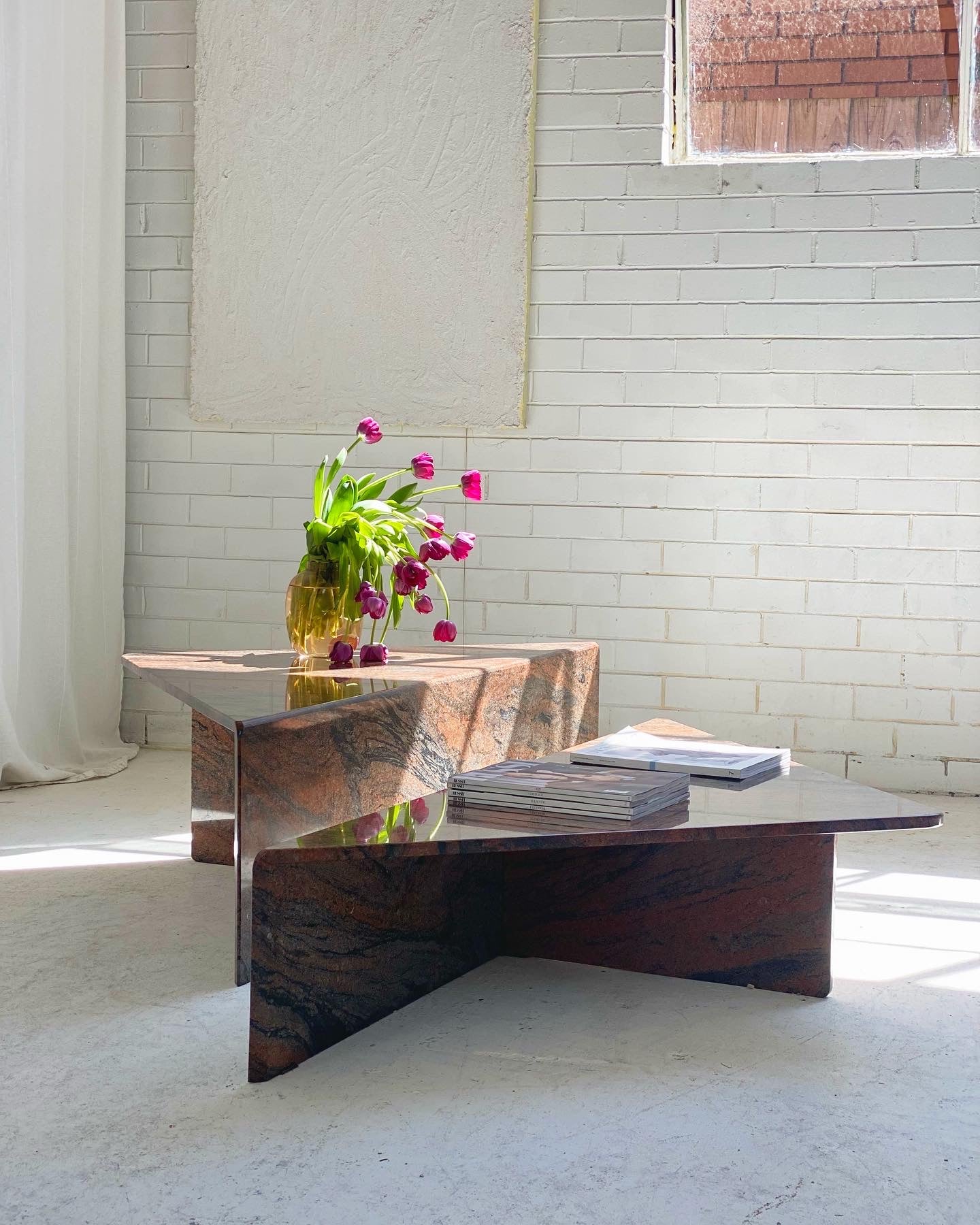 Two Piece Triangle Coffee Tables